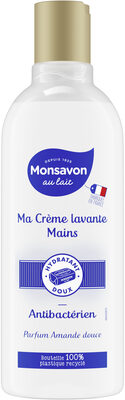 Monsavon Crème Lavante Mains Parfum Amande Douce Antibactérienne 300ml - Produkt - fr