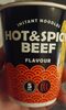 Hot spicy beef - Produit