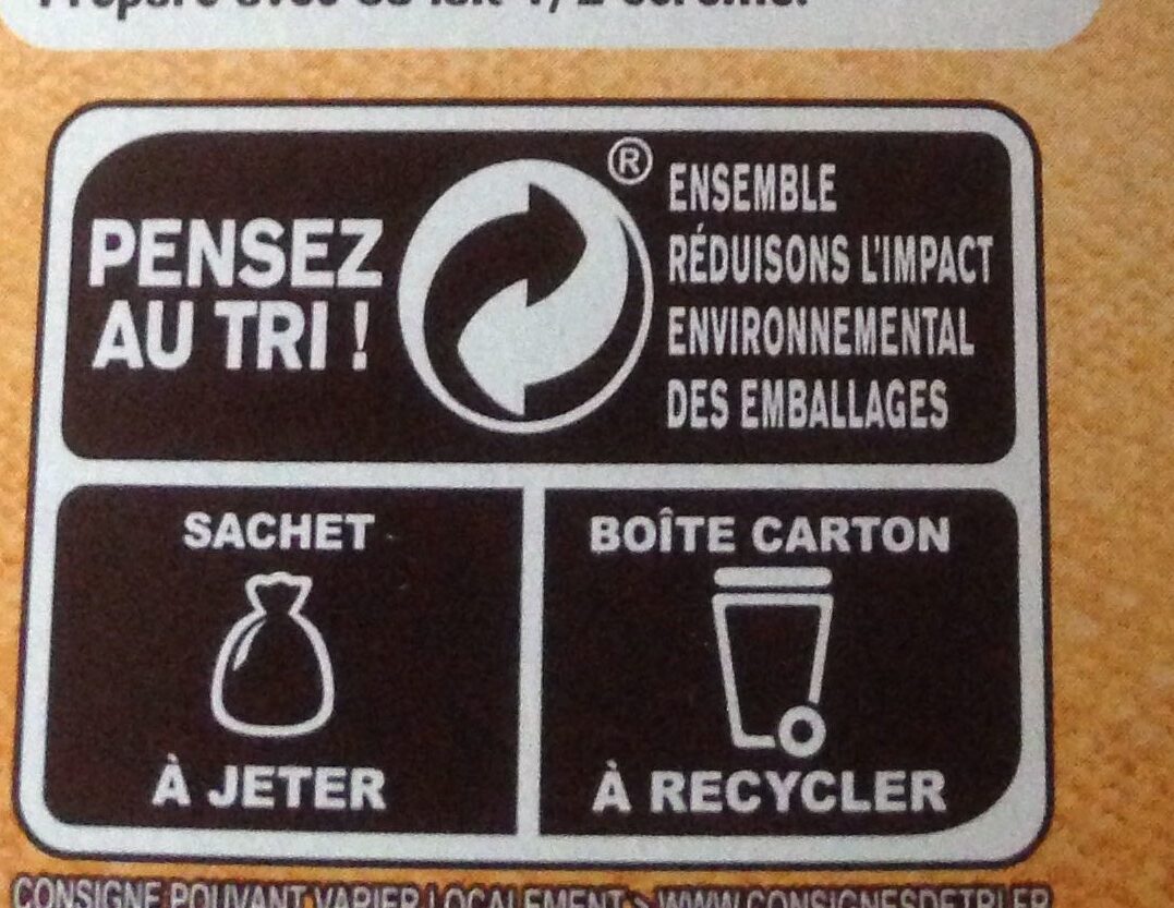 Flan patissier aux oeufs - Instrucciones de reciclaje y/o información de embalaje - fr