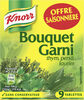 Knorr Bouillon Cube Bouquet Garni Thym Persil Laurier 9 Cubes 99g - Produkt