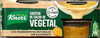Caldo vegetal en cacitos pack 4 tarrinas 112 g - Producto