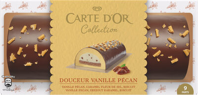 Carte D'or Collection Buche Glacée Douceur Vanille Pecan 9 parts 900ml - Produit