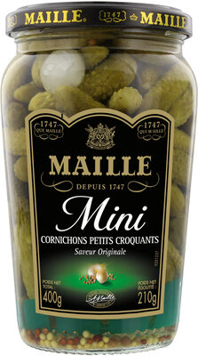 Maille Mini Cornichons Petits Croquants Bocal 210g - Produkt - fr