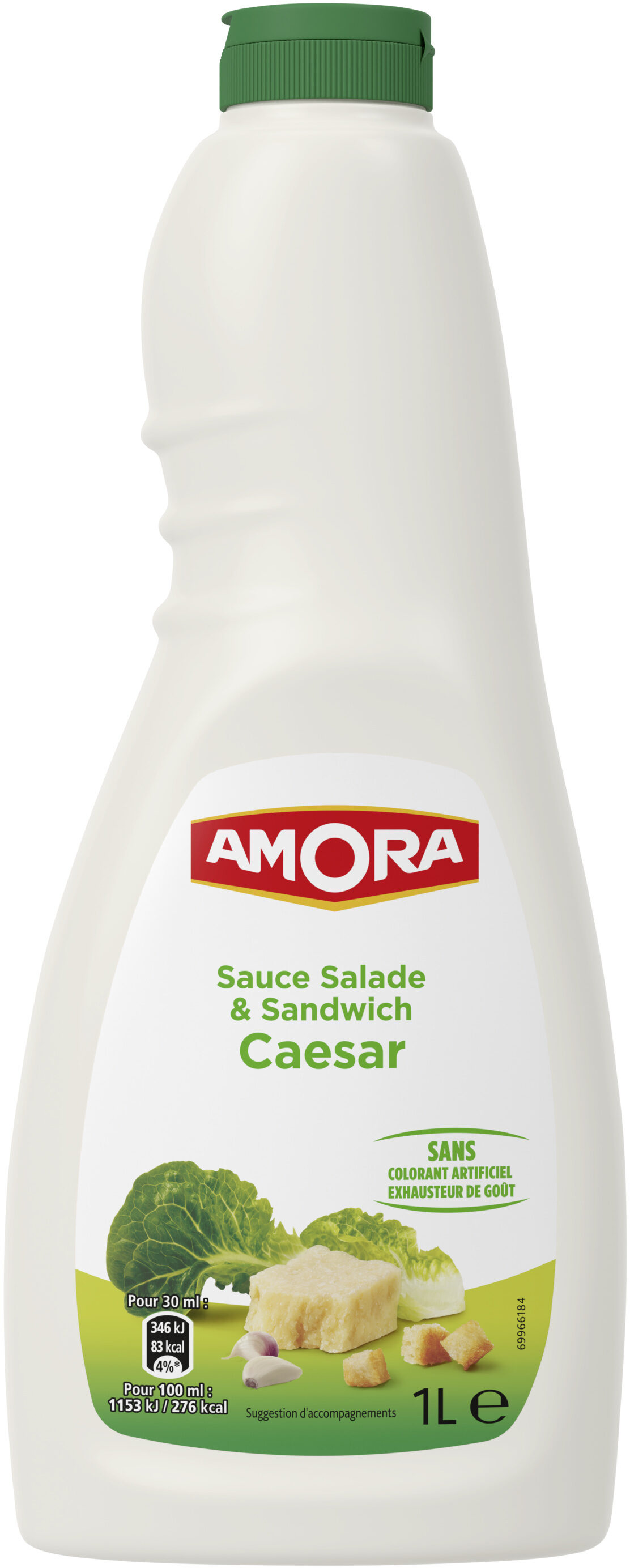 Amora Sauce Salade & Sandwich Ceasar 1L - Produit