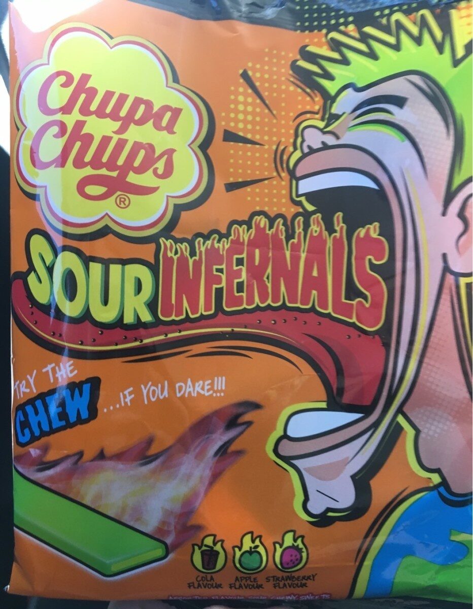 Sour Infernals Assorted Flavour Sour Chewy Sweets - Producte - es