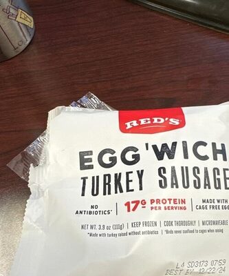 Egg’wich, turkey sausage - Product - en