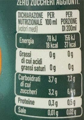 Succoso - Nutrition facts - it