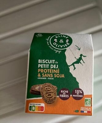 Biscuit Petit Dej protéiné & sans soja Amande Figue - Product