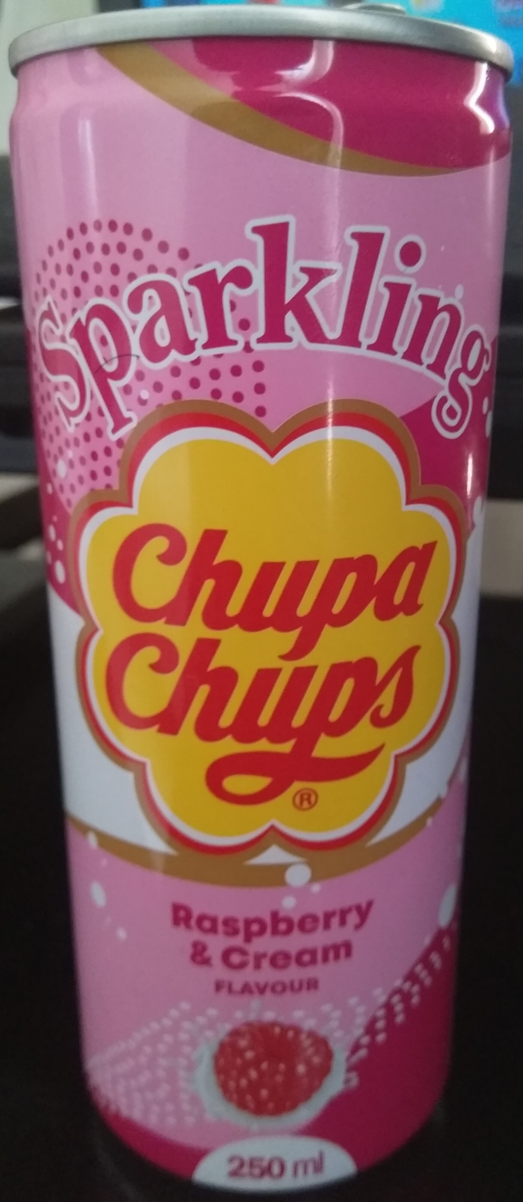 Chupa chups raspberry & cream flavour - Product - fr