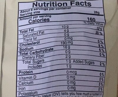 Turtle Chips - Nutrition facts - fr