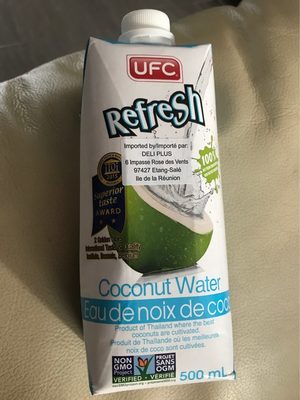 Ufc Coconut Water - 营养成分 - en