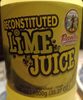 Reconstituted lime juice - Product