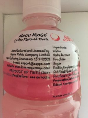 Mogu Mogu Gotta Chew - Ingredientes