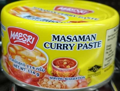 Maesri Masaman Curry Paste - Product