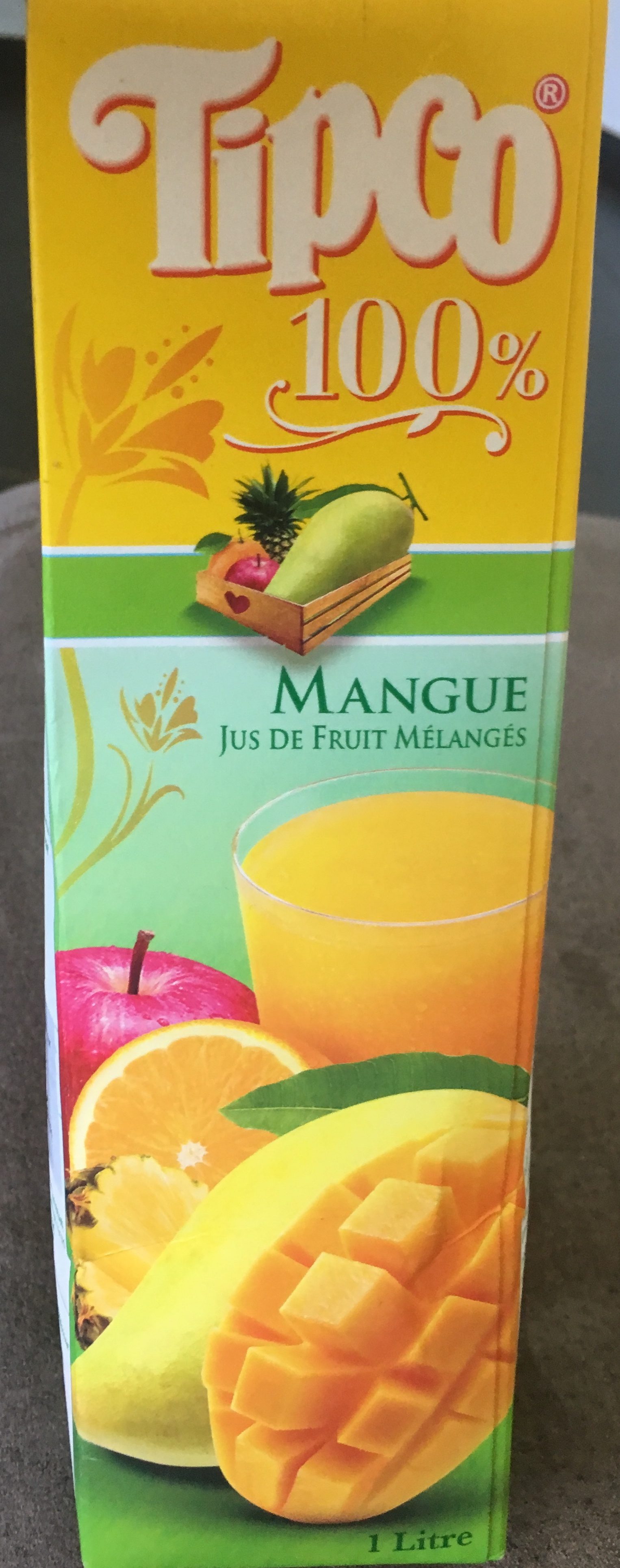 Tipco Mango Mixed Fruit Juice - Ingredients - fr
