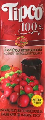 Tipco Mixed Fruit Juice Cranberry Formula - Product - fr