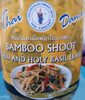 Bamboo shoot with chilli and holy basil leaves - Product