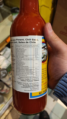 Chili Sauce - Ingrédients