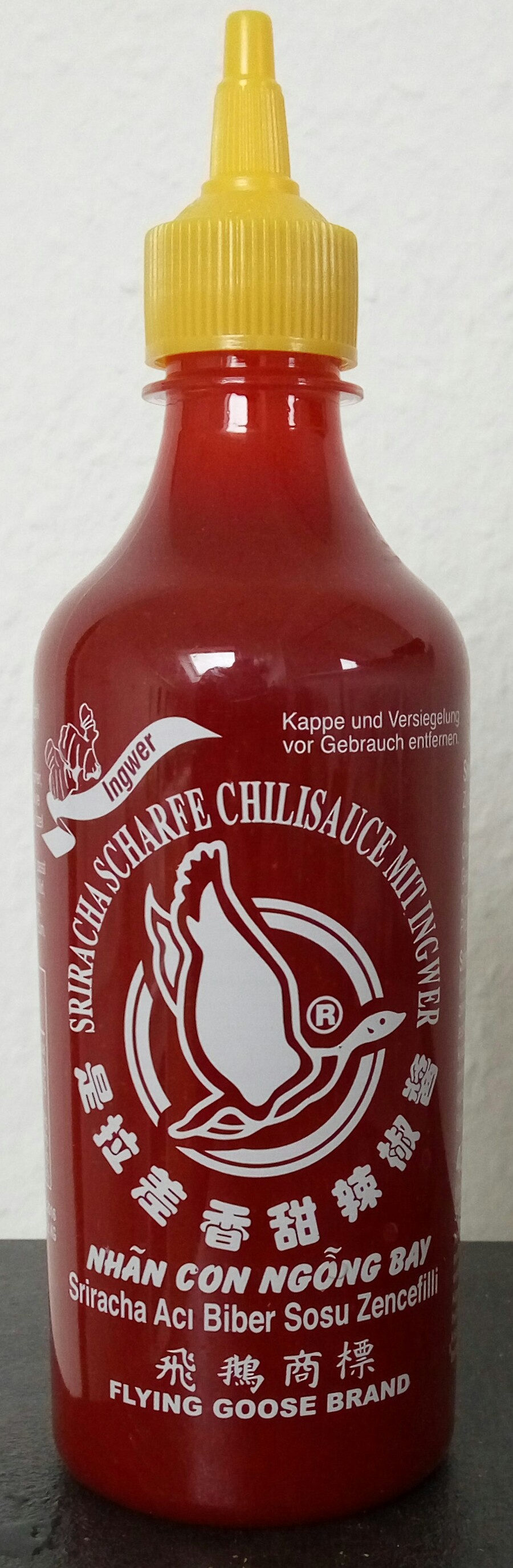 Sriracha scharfe Chilisauce mit INGWER - Product