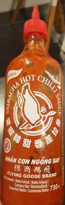 Sriracha hot chilli sauce extra garlic non MSG - Product - fr