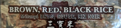 brown, red, black rice - Ingredientes - en