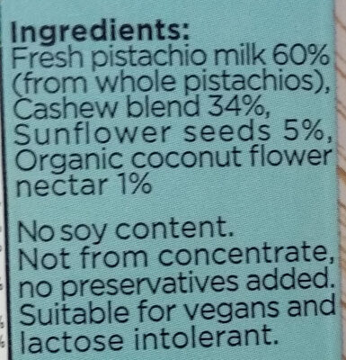 Real Pistachio Milk - Ingredients - th