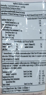 ธัญพืชอบกรอบรสดาร์กช็อกโกแลต 35 g - Nutrition facts