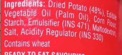 Pringles - Ingredients