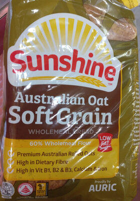 Australian Oat Soft Grain Wholemeal Bread - Produit - en