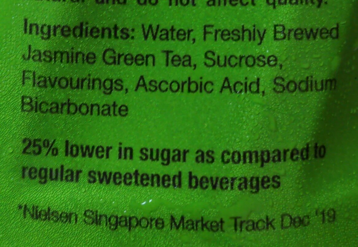 Green Tea Jasmine - Ingredients