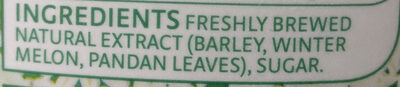 Barley Juice - Ingredients