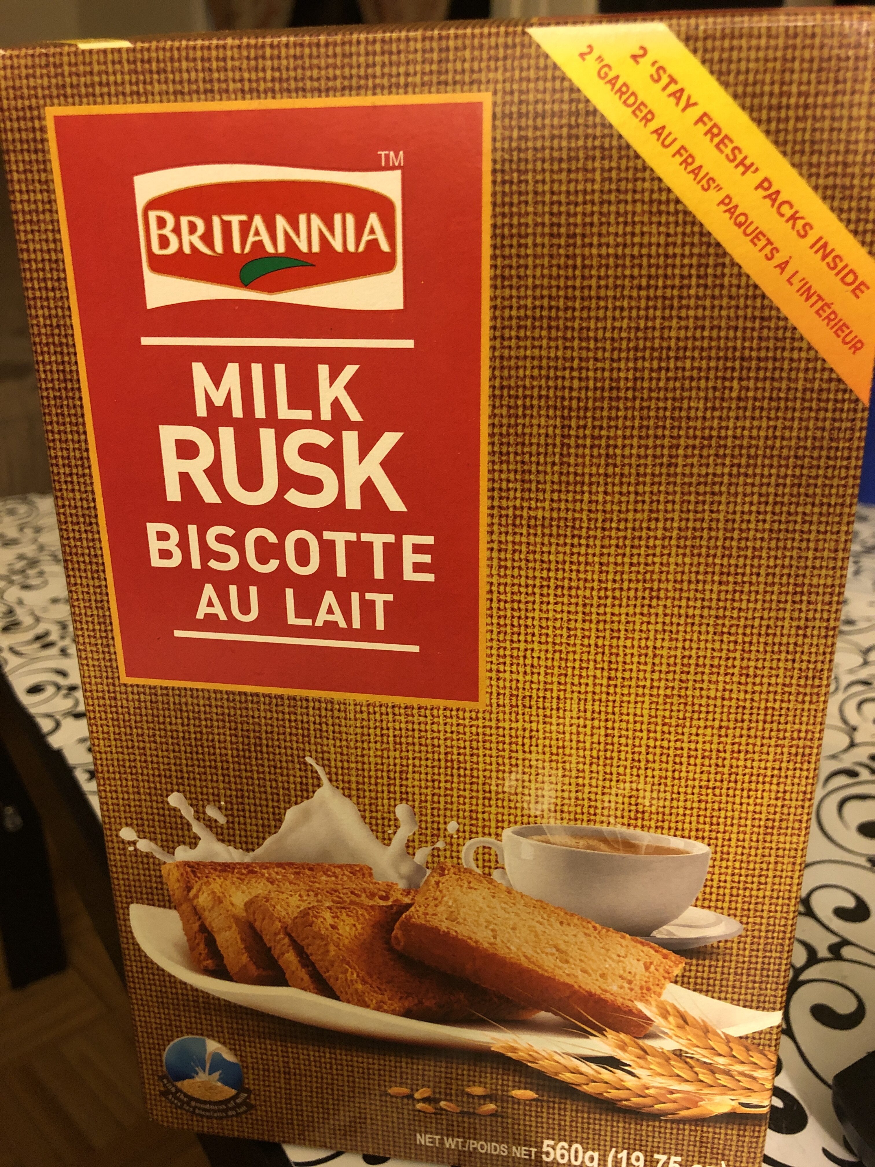 Milk Rusk Biscuits - Product