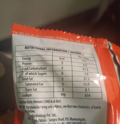 cheetos - Nutrition facts
