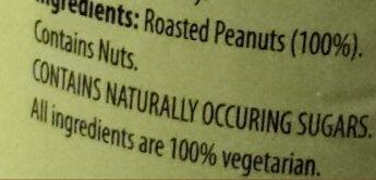 Peanut Butter 100% Natural Creamy - Ingredients