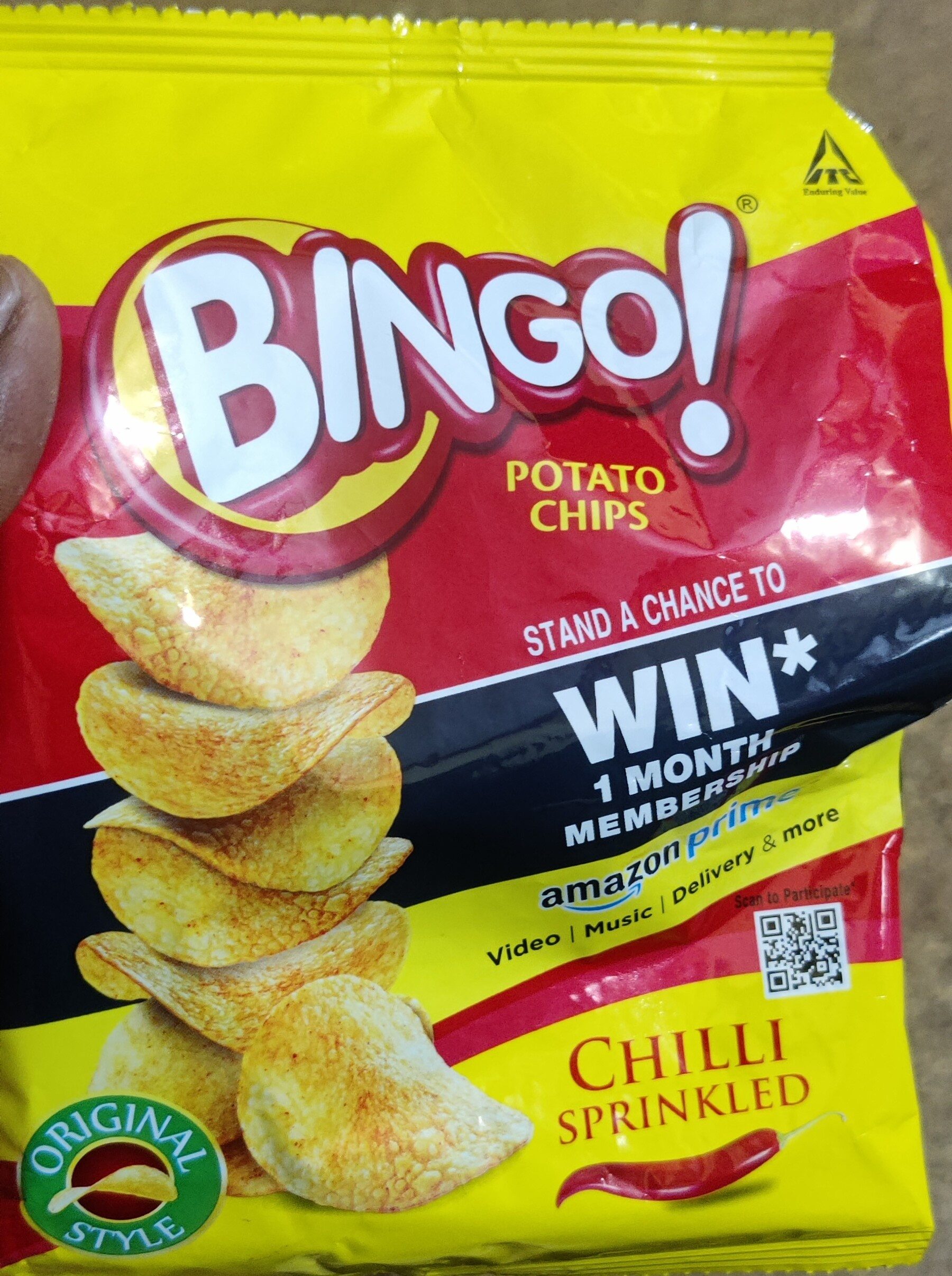 bingo potato chips chilli - Ingredients