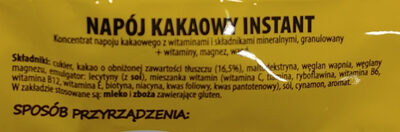 Kakao Instant Drink - Ingredients - pl