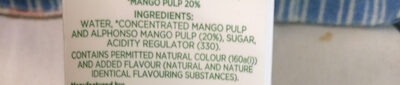 Mango delight - Ingredients