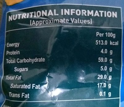 Whoopies - Nutrition facts