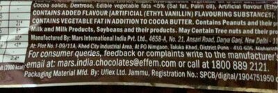 Snickers Original Bar - Nutrition facts