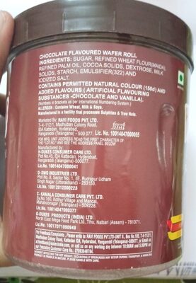 Waffy - choco flavoured wafer roll - Recycling instructions and/or packaging information