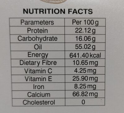 Mamra giri Almond - Nutrition facts