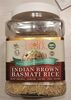 Indian Brown Basmati Rice - Produit