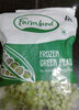 farm land frozen green peas - Product