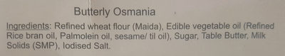 Bitterly Osmania Biscuits - Ingredients