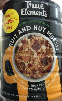 Fruit and nut muesli - Product