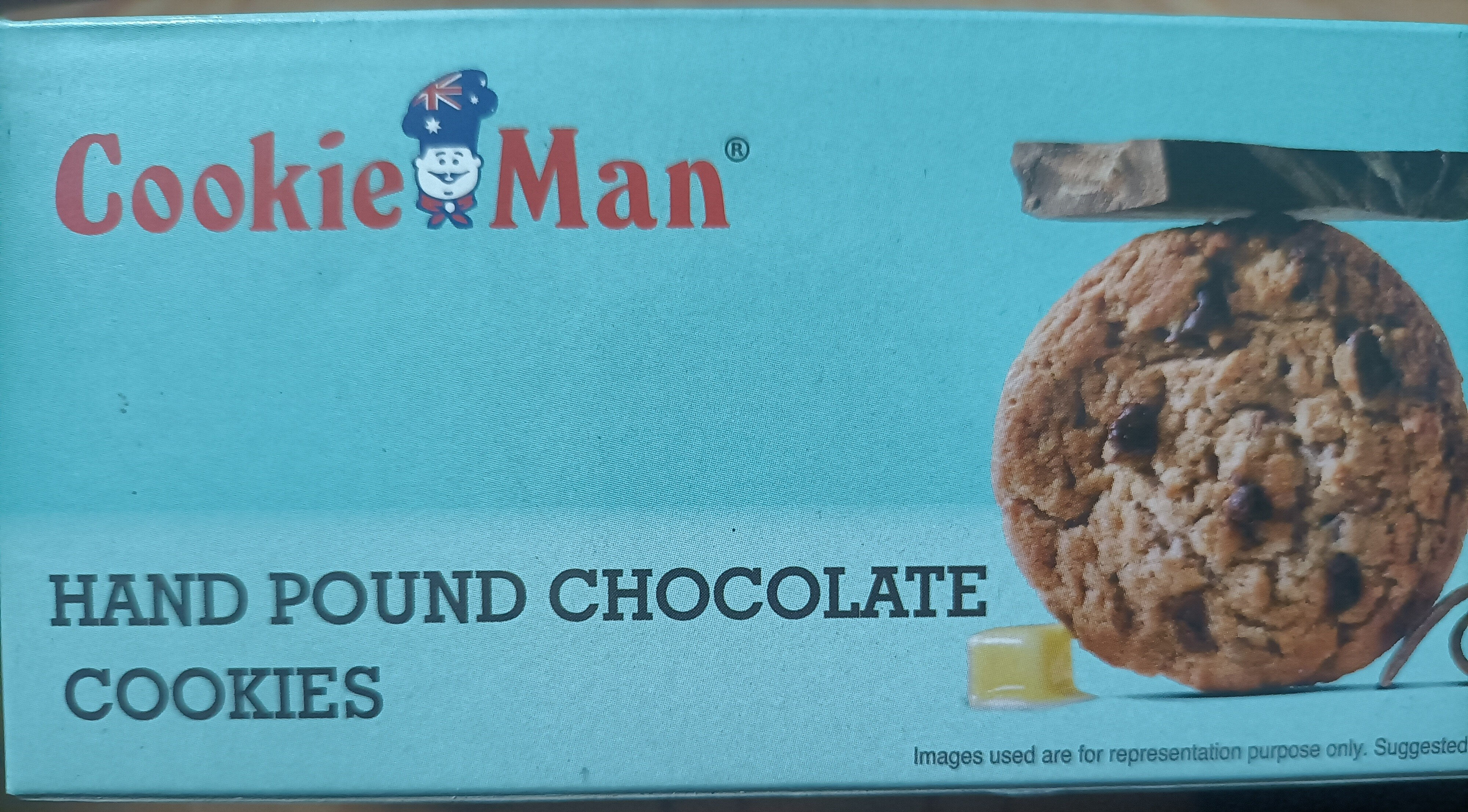 Cookie man hand pund chocolate cookies - Product