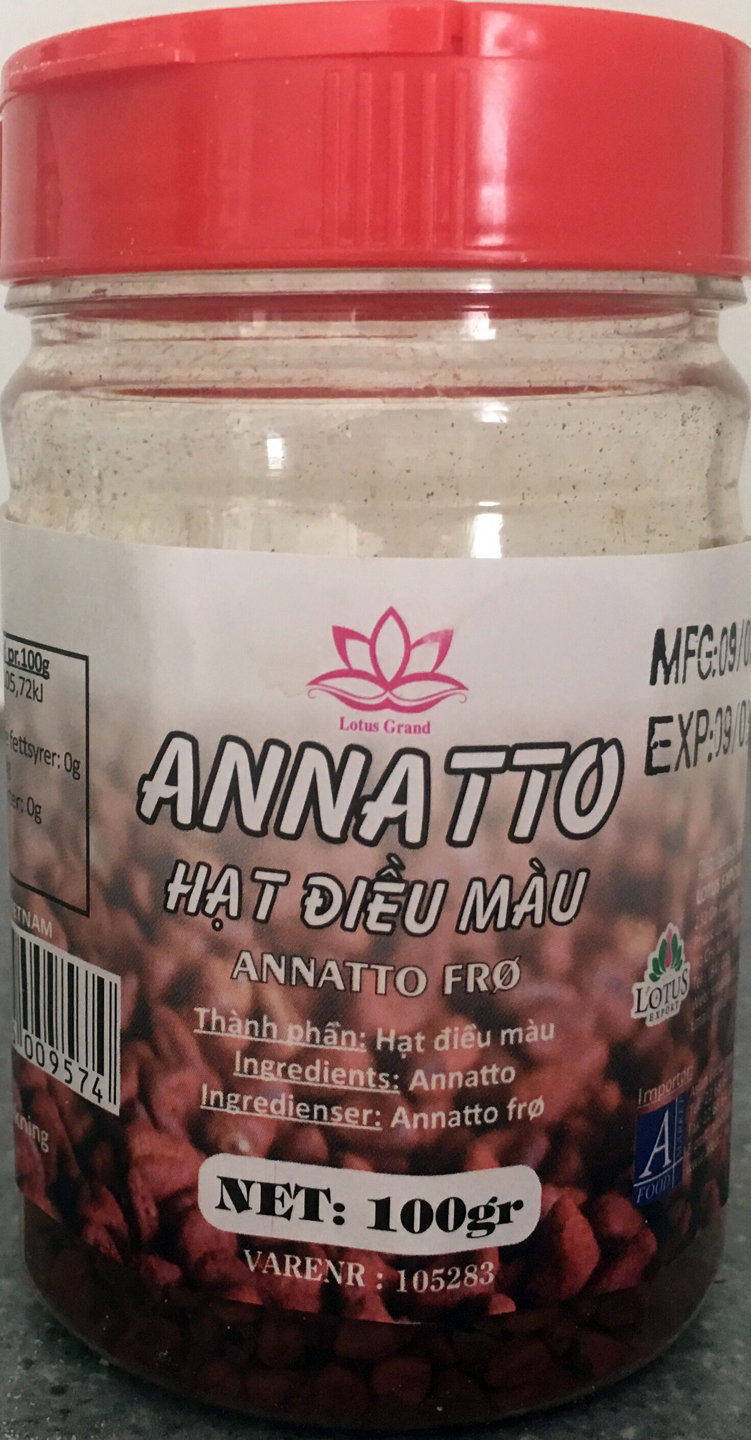 Annatto - Sản phẩm - nb