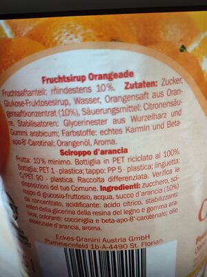 Orangeade - Zutaten