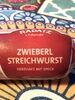 Zwieberl Streichwurst - Produkt