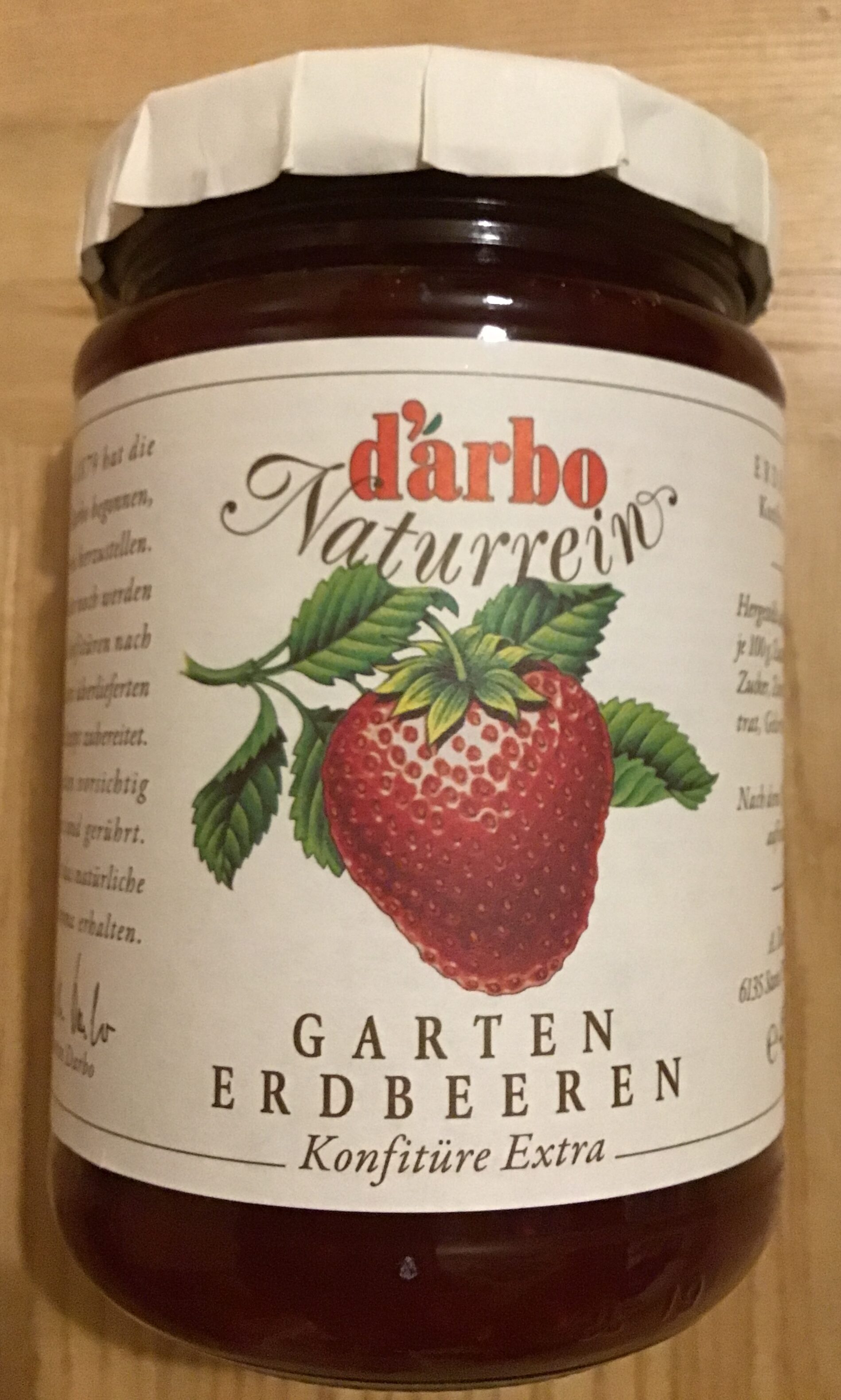 Garten Erdbeeren Konfitüre Extra - Produkt